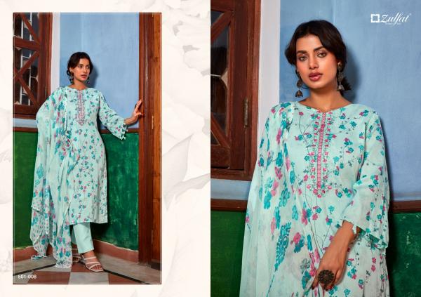 Zulfat Dilreet Exclusive Cotton Dress Material Collection